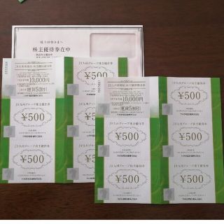 ジェイアール(JR)のＪＲ九州グループ株主優待券　5000円分(ショッピング)