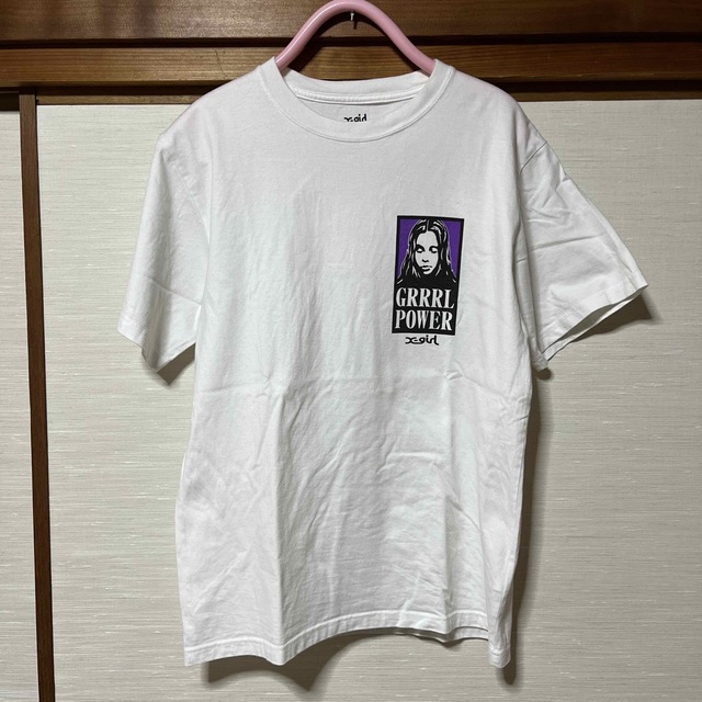 X-girl(エックスガール)のX-girl GRRRL POWER Tシャツ メンズのトップス(Tシャツ/カットソー(半袖/袖なし))の商品写真