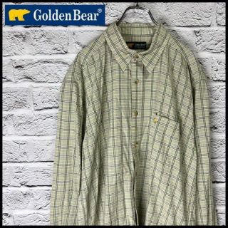 ゴールデンベア(Golden Bear)のGolden Bear　ゴールデンベア　シャツ　チェックシャツ　メンズ【L】(シャツ)