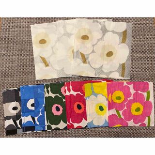 マリメッコ(marimekko)のマリメッコ  ペーパーナプキン Unikko柄　15枚(その他)