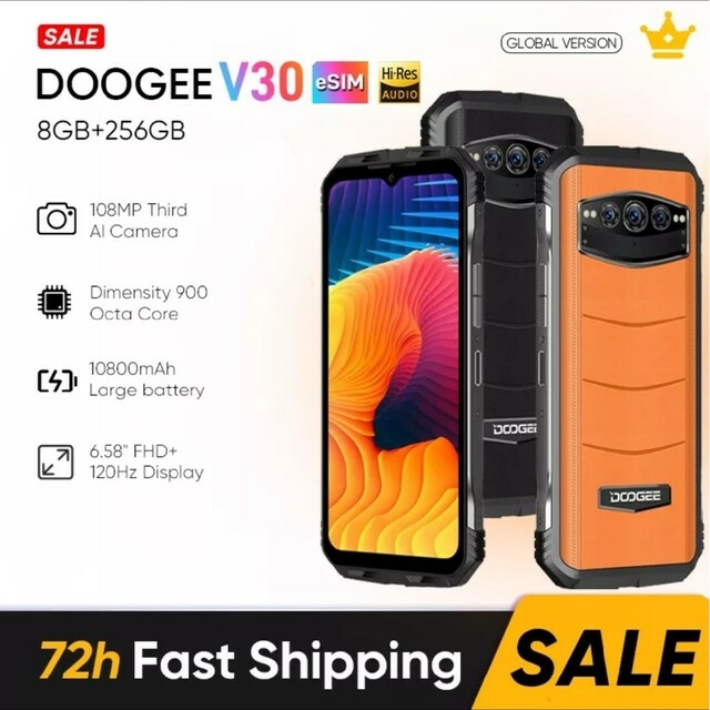 DOOGEE V30 スマホ/家電/カメラのスマートフォン/携帯電話(スマートフォン本体)の商品写真