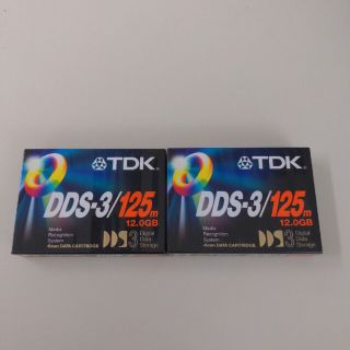 ティーディーケイ(TDK)のDC4-125N TDK Corporation DDS-3 データカートリッジ(ビデオカメラ)