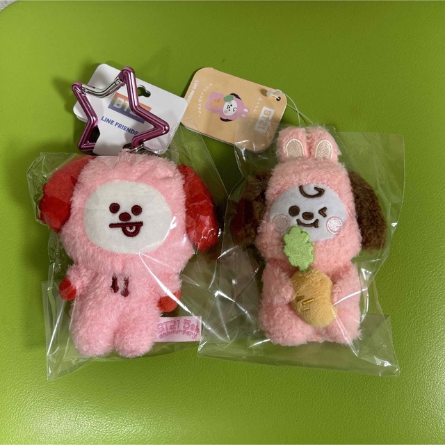 BT21(ビーティーイシビル)のBT21 CHIMMY KIDDYLAND  限定　マスコット　うさぎ　セット エンタメ/ホビーのタレントグッズ(アイドルグッズ)の商品写真