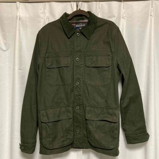 ジェイクルー(J.Crew)のJ.CREW MERCANTILE 裏地チェック ハンティングジャケット S(ミリタリージャケット)