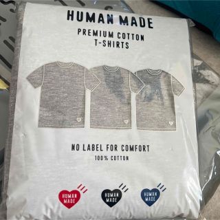 ヒューマンメイド(HUMAN MADE)の限定値引！HUMAN MADE 3×LOGO T-SHIRT PACK(Tシャツ/カットソー(半袖/袖なし))