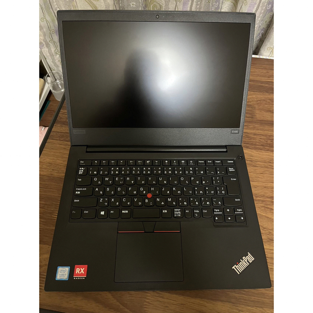 Lenovo(レノボ)のLenovo ThinkPad E480/i7 8550U/メモリ16GB/美品 スマホ/家電/カメラのPC/タブレット(ノートPC)の商品写真