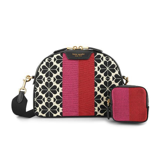 新品 ケイトスペード kate spade ショルダーバッグ アディ ミディアム ドーム クロスボディ クリームマルチ