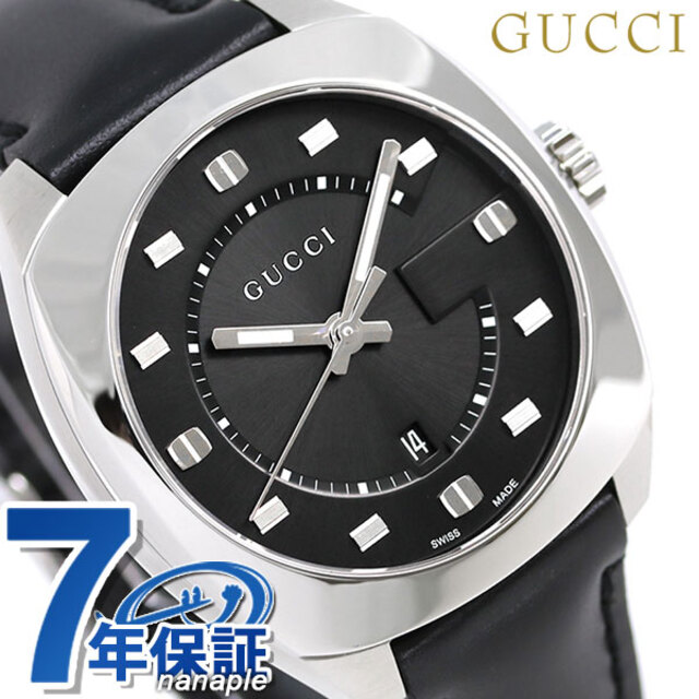 Gucci - グッチ 腕時計 GG2570 コレクション ラージ 41mm クオーツ YA142307GUCCI ブラックxブラック