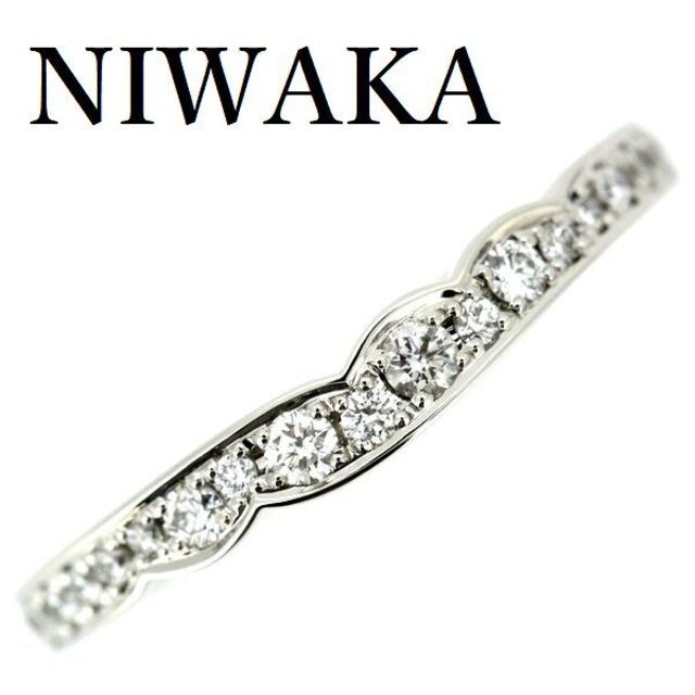 新品】 俄 Pt950 リング ダイヤモンド 花麗 俄 NIWAKA - リング(指輪