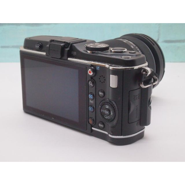 OLYMPUS(オリンパス)の❤️美品❤️スマホ転送❤️オリンパス E-P3 ミラーレスカメラ　ブラック スマホ/家電/カメラのカメラ(ミラーレス一眼)の商品写真