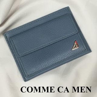 コムサメン(COMME CA MEN)のCOMME CA MEN コムサメン Eze エズ カードケース レザー ミニウォレット【中古】【004】(名刺入れ/定期入れ)