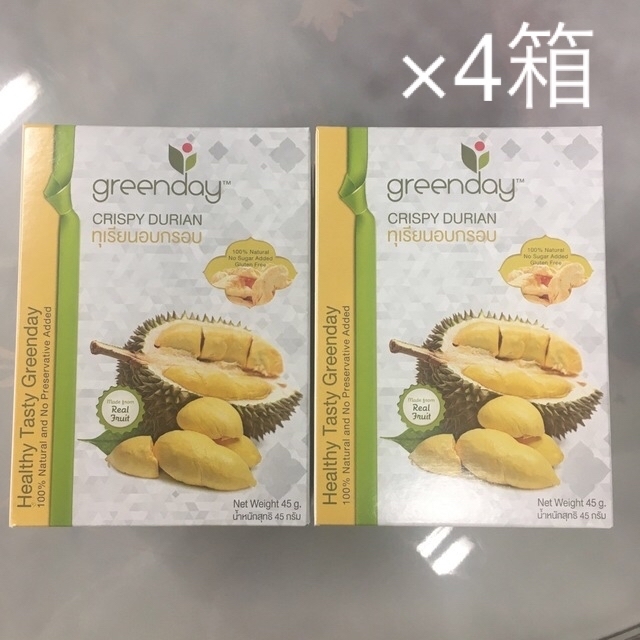 新品】Glendee kidsフルーツフリーズドライドリアン×4箱無添加スナック 食品/飲料/酒の食品(フルーツ)の商品写真