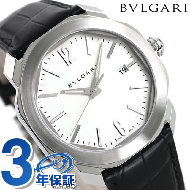 BVLGARI - ブルガリ 腕時計 オクト ローマ 41mm 自動巻き（手巻き付） OC41C6SLDBVLGARI ホワイトxブラック