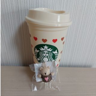 スターバックスコーヒー(Starbucks Coffee)のスターバックス　リユーザブルカップ　ドリンクホールキャップ　ベアリスタ(その他)