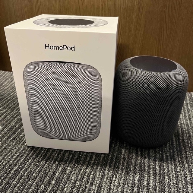 apple HomePod スペースグレー スピーカー apple HomePod スペースグレー スピーカー