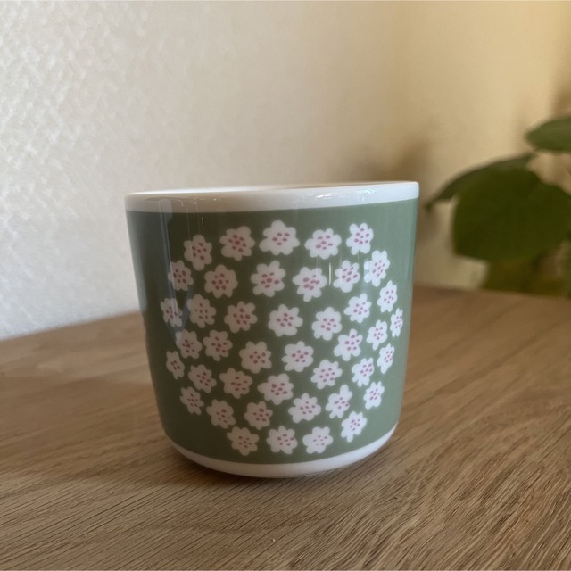 marimekko - マリメッコ ラテマグ 2個セット プケッティ グリーンの