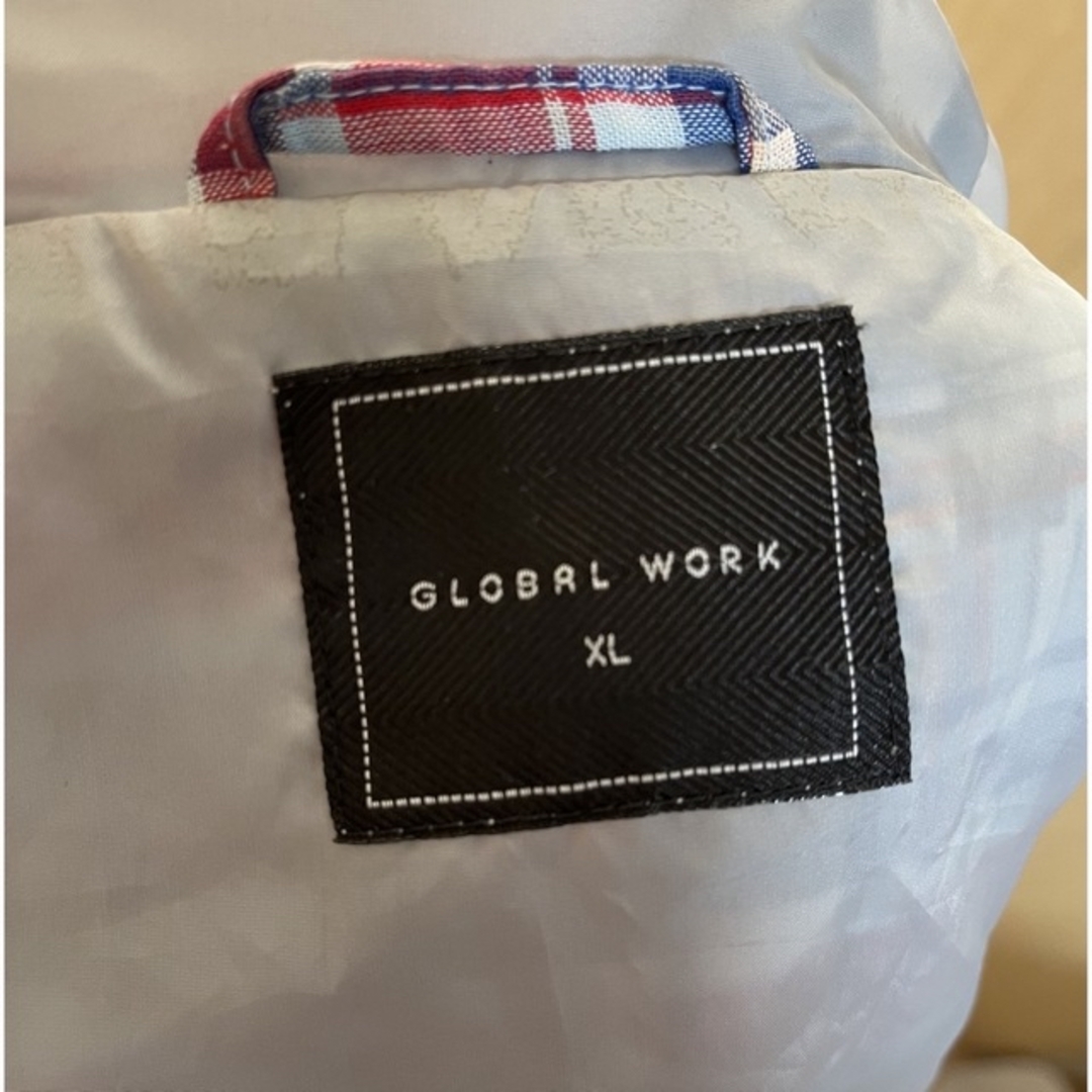 GLOBAL WORK(グローバルワーク)の美品USED GLOBALWORK チェックジャケット レディースのジャケット/アウター(ナイロンジャケット)の商品写真