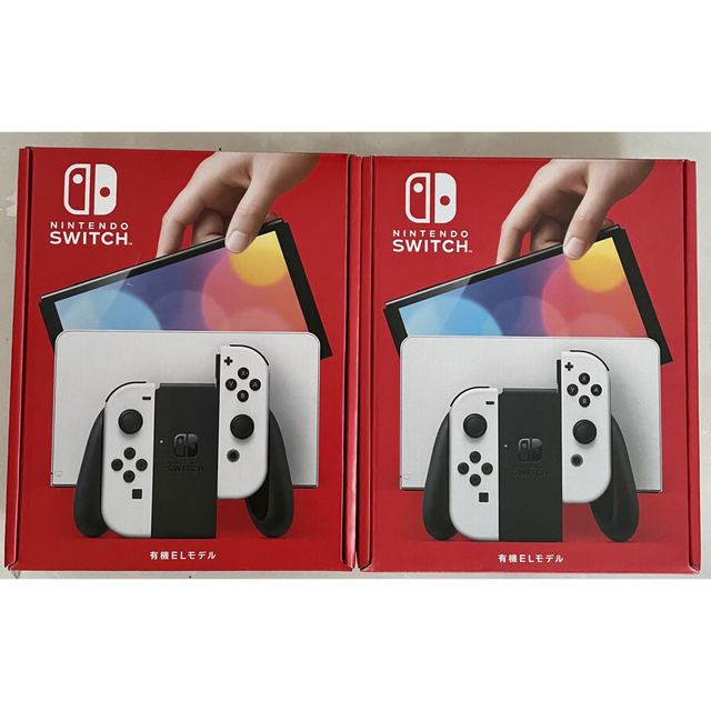 Nintendo Switch 有機ELモデルホワイト 2台セット Nintendo Switch 春先取りの