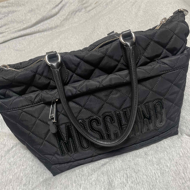 moschino♡ブラックショルダーハンドバッグハンドバッグ