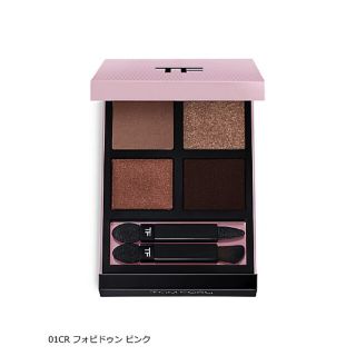 トムフォードビューティ(TOM FORD BEAUTY)のトムフォード アイカラークォード  01CR フォビドゥンピンク(アイシャドウ)