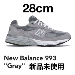 ニューバランス(New Balance)のNew Balance 993 "Gray" MR993GL 28cm US10(スニーカー)