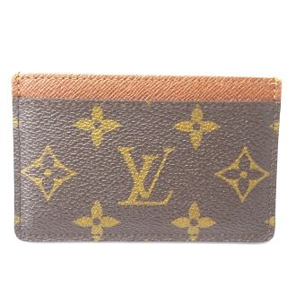 ルイヴィトン(LOUIS VUITTON)のルイ・ヴィトン カードケース/名刺入れ モノグラム ポルト カルト・サーンプル M61733 ユニセックス LOUIS VUITTON Ft1085861 中古(名刺入れ/定期入れ)