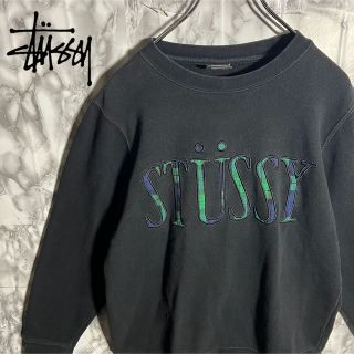 ステューシー(STUSSY)の【入手困難】ステューシー 刺繍ロゴ ビッグロゴ スウェット 即完売モデル(スウェット)