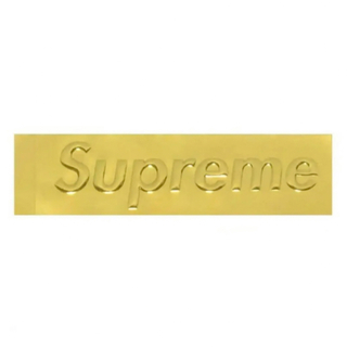 シュプリーム(Supreme)のSUPREME METALLIC GOLD BOX LOGO STICKER(ノベルティグッズ)