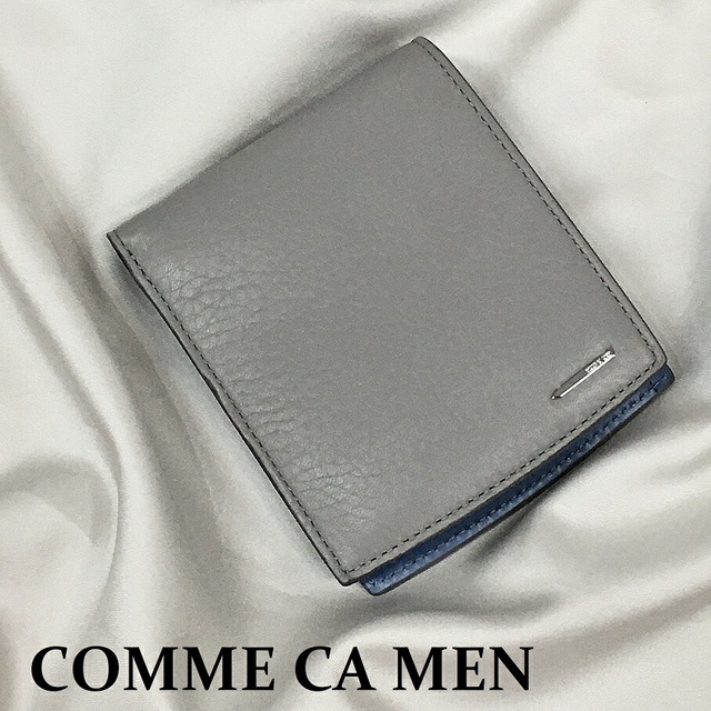 COMME CA MEN(コムサメン)のCOMME CA MEN  コムサメン Chevalier シュヴァリエ レザー 二つ折り財布【中古】【004】 メンズのファッション小物(折り財布)の商品写真