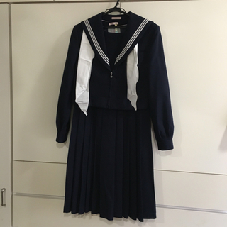 トンボガクセイフク(TOMBOW)のトンボ 学生服 Lulu Sweet  セーラー服 ジャンパースカート 165A(衣装)