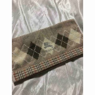 バーバリー(BURBERRY)の※未使用保管品　バーバリー　フェイスタオル　グレージュ系(タオル/バス用品)