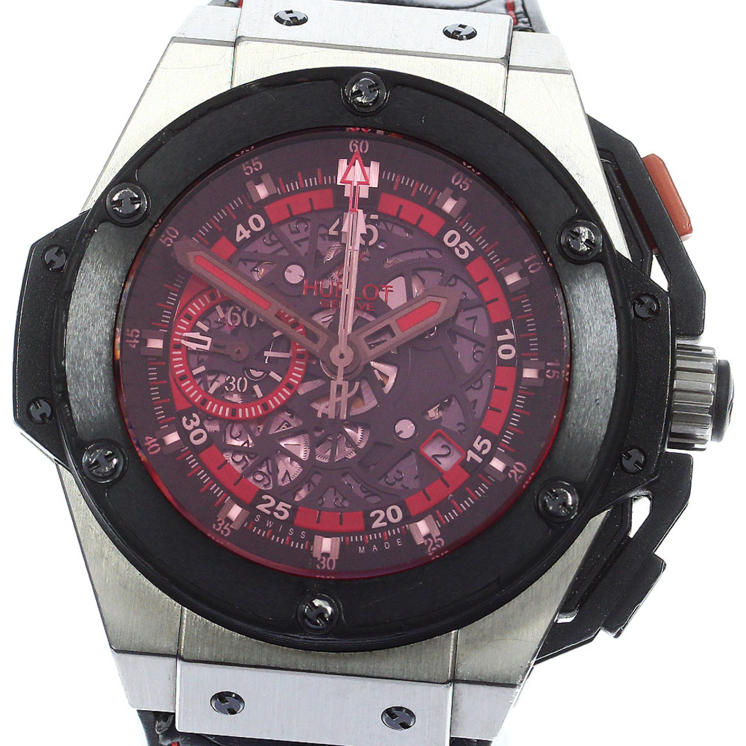 商品の状態ガラス★箱付き【HUBLOT】ウブロ キングパワー UEFAユーロ2012 ポーランド 716NM.129.RX.EUR12 自動巻き メンズ_731085