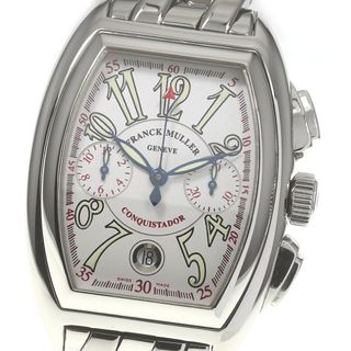 フランクミュラー(FRANCK MULLER)の☆美品 ★内箱付き【FRANCK MULLER】フランクミュラー コンキスタドール クロノグラフ 8000CC 自動巻き メンズ_731555(腕時計(アナログ))