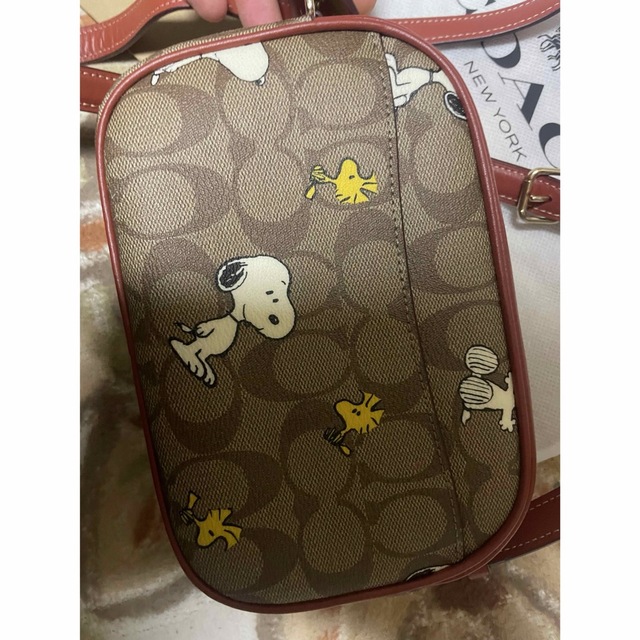 COACH×PEANUTS ショルダーバッグ　　コーチ　スヌーピー レディース