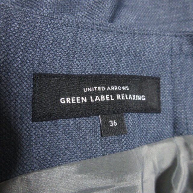 UNITED ARROWS green label relaxing(ユナイテッドアローズグリーンレーベルリラクシング)のグリーンレーベルリラクシング スカート タイト ミモレ ロング ベルト 36 紺 レディースのスカート(ロングスカート)の商品写真