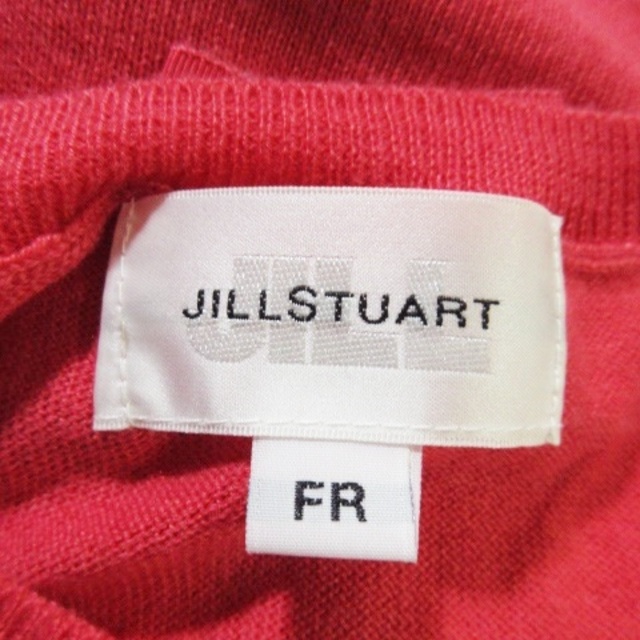 JILL by JILLSTUART(ジルバイジルスチュアート)のジルバイジルスチュアート ニット セーター 七分袖 ウール混 配色 FR ピンク レディースのトップス(ニット/セーター)の商品写真