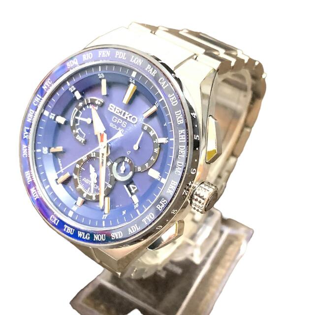 SEIKO - SEIKO セイコー アストロン エグゼクティブライン GPSSOLAR メンズ腕時計 ブルー文字盤