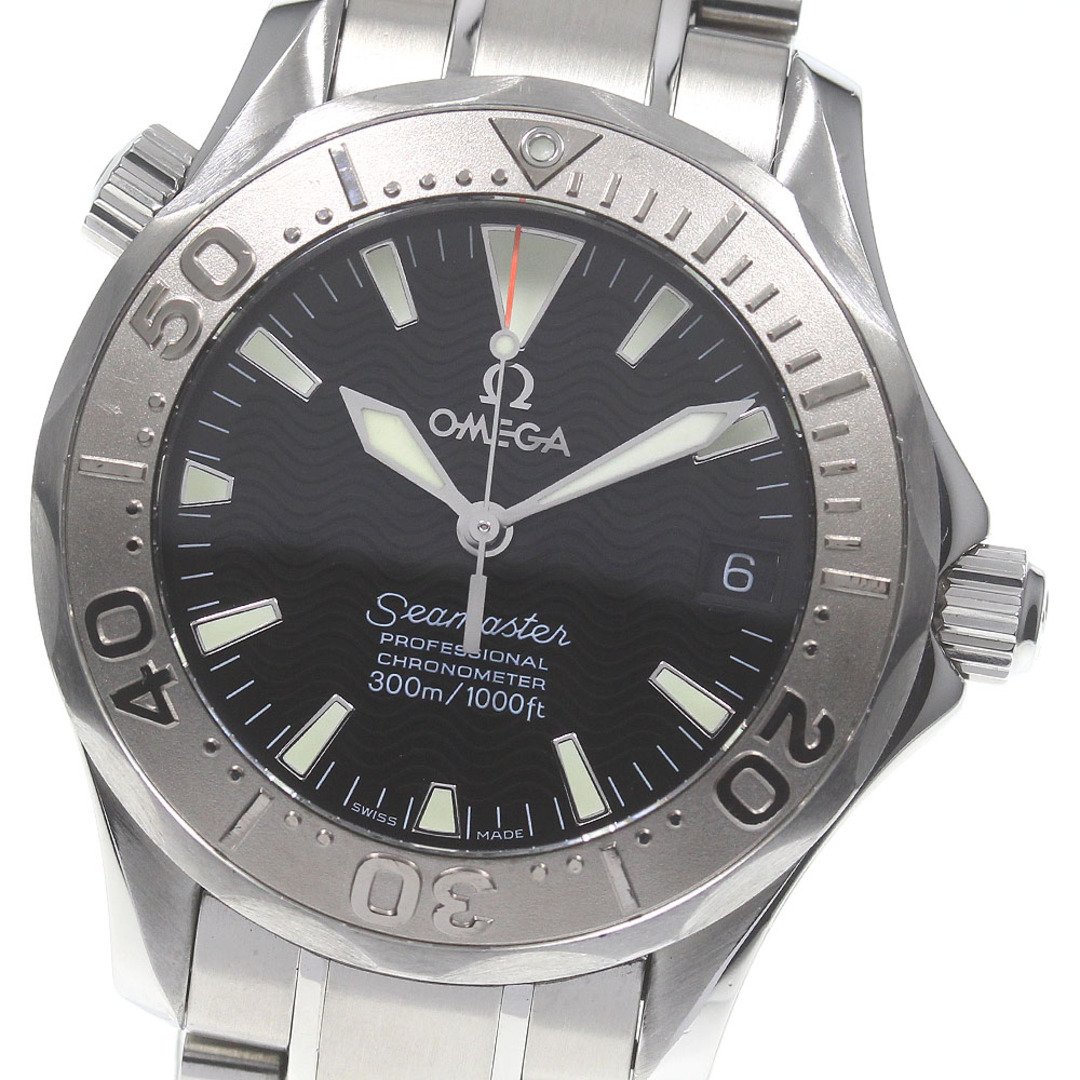 新作人気モデル ☆美品 - OMEGA 【OMEGA】オメガ メンズ_723144 自動巻き 2230.50 WGベゼル 300m シーマスター 腕時計(アナログ)