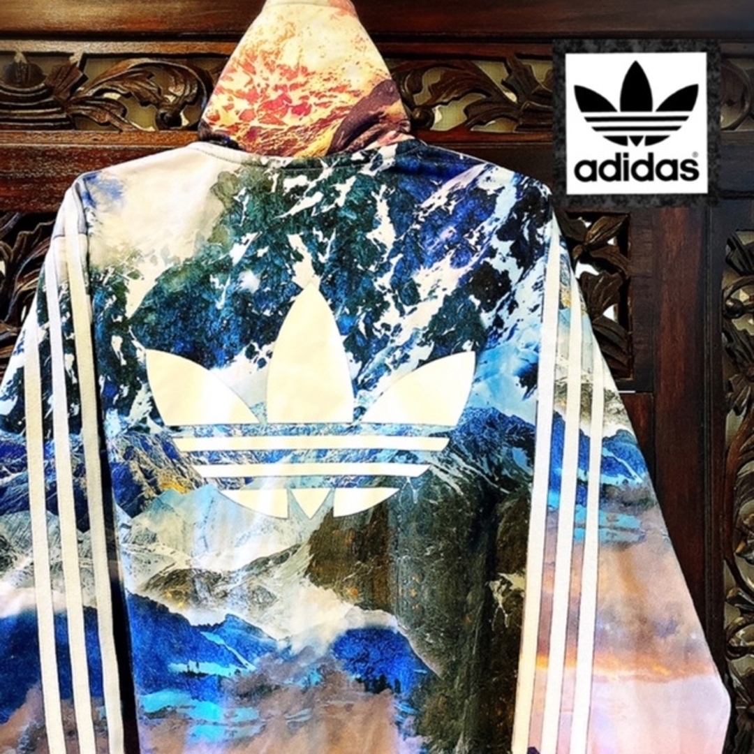 adidas - アディダス ファーム 雪山柄 TTP ジャージ ブルゾン