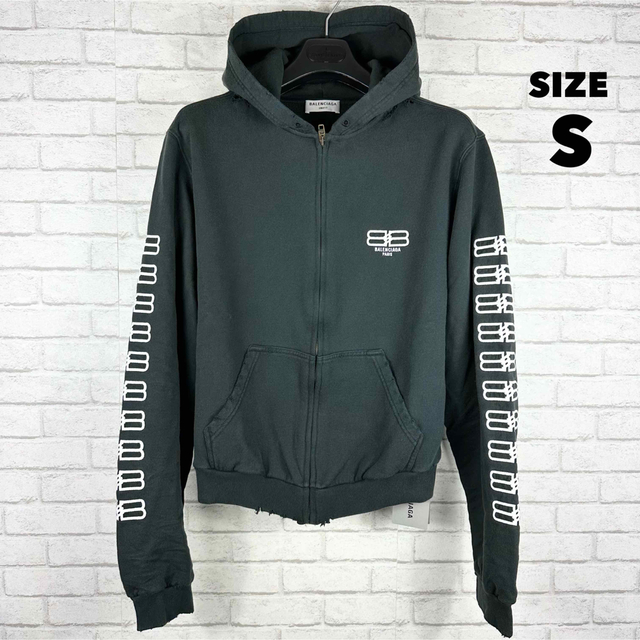 2022セール - Balenciaga 新品 バレンシアガ パーカー ZIP スウェット