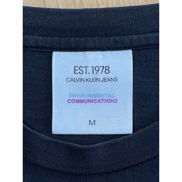 Calvin Klein(カルバンクライン)のCalvin Klein jeans Est.1978  長袖Tシャツ　黒 メンズのトップス(Tシャツ/カットソー(七分/長袖))の商品写真
