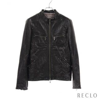 ザディグエヴォルテール(Zadig&Voltaire)のBCランク レザージャケット ラムレザー ブラック(レザージャケット)