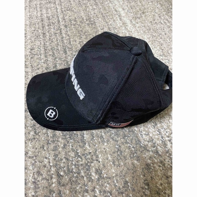 BRIEFING(ブリーフィング)のBRIEFING GOLF MS CAMO JQ CAP ブラック スポーツ/アウトドアのゴルフ(その他)の商品写真