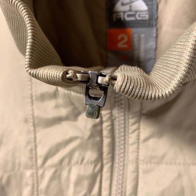 NIKE - 00s NIKE ACG 旧ロゴ 中綿 キルティング ブルゾン ベージュ XXL