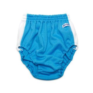 ＬＬサイズ　ハイレグブルマー（ライン）　ターコブルー(陸上競技)