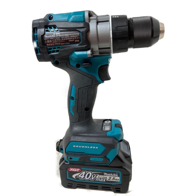 Makita(マキタ)の＊＊MAKITA マキタ 40Vmax 充電式ドライバドリル （ケース・充電器・バッテリ2個付） DF001DRGX ブルー インテリア/住まい/日用品のインテリア/住まい/日用品 その他(その他)の商品写真