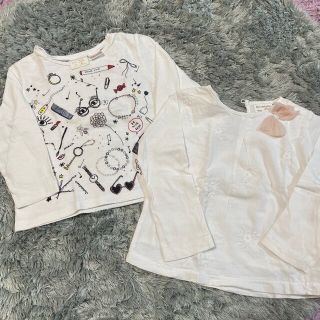 ザラキッズ(ZARA KIDS)のカットソー　80cm 【ZARA baby】(シャツ/カットソー)