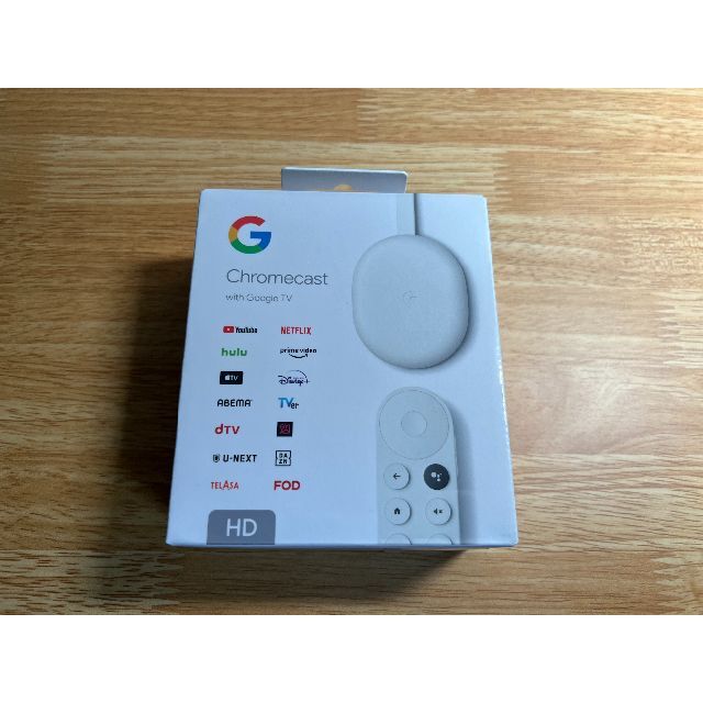 Google(グーグル)の【新品未開封】Chromecast with Google TV HDモデル スマホ/家電/カメラのテレビ/映像機器(その他)の商品写真