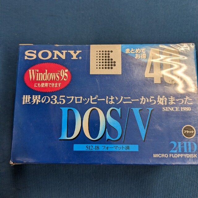 新品♥SONY フロッピーディスク 2HD 40枚パック 40MF2HDGEDV スマホ/家電/カメラのPC/タブレット(その他)の商品写真