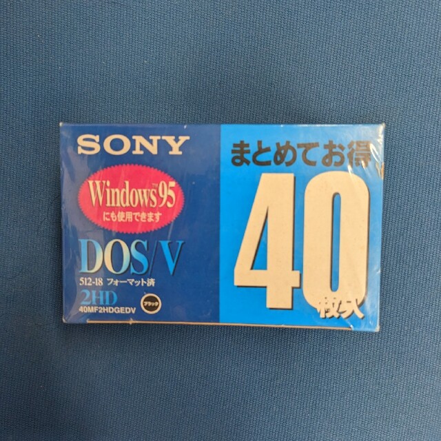 新品♥SONY フロッピーディスク 2HD 40枚パック 40MF2HDGEDV